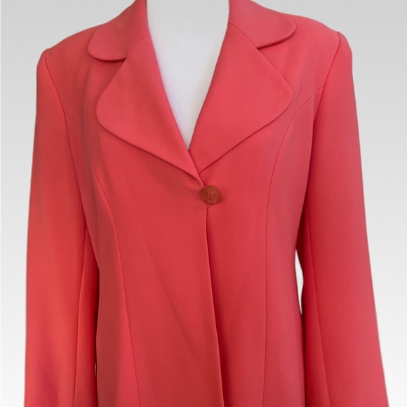 Sandro Vibrant Coral Blazer for Women - Picture 2 of 6